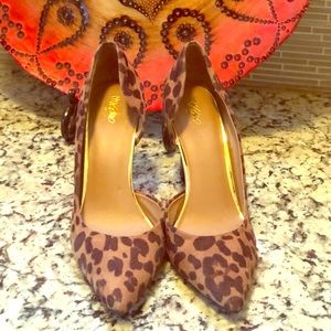 Leopard Heels Size 11 gently worn